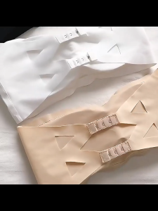 M62. Áo bra nữ không dây áo ngực su không gọng cài ngang freesize dưới 58kg (có sẵn - freeship)