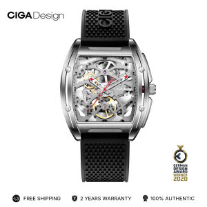 CIGA Design Xijia Z series sharp fully hollow barrel mechanical watch mens watch high-end gift box for boyfriend