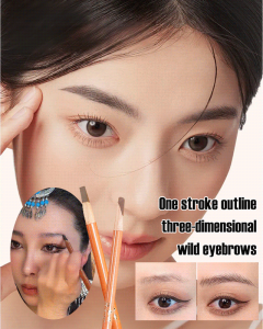 Hard Core Eyebrow Pencil Waterproof Sweat-Proof Eyebrow Pen Eyeliner Long Lasting 5 Colors