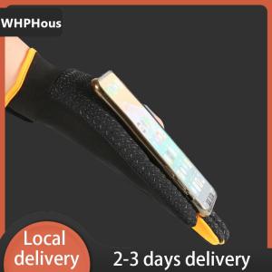 [COD] WHPHous Ship within 24 hours 1Pair Anti-Slip Breathable Fishing Gloves Two Finger Cut Durable Outdoor