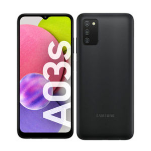 Samsung Galaxy A03s Octa-core 6.5 นิ้ว โทรศัพท์มือถือ 3GB RAM 32GB ROM MediaTek MT6765 Helio P35 ซิมเดียว 13MP กล้อง Android สมาร์ทโฟนลายนิ้วมือ