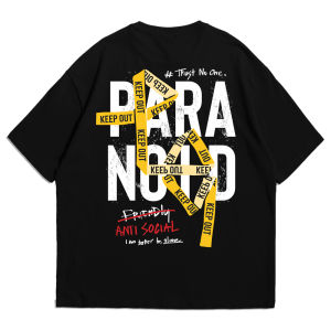 SPNB PROJECT Kaos Oversize Pria dan Wanita Oversized T Shirt PARANOID