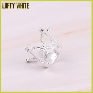 Lofty White อุปกรณ์เสริมตุ๊กตาโลหะ Crown Headwear hairwear อุปกรณ์เสริมสำหรับตุ๊กตา1/6