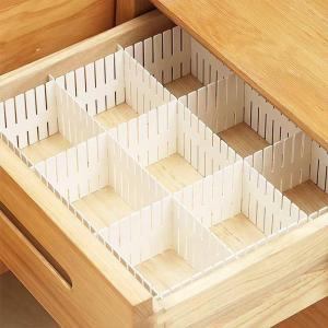 ลิ้นชักเก็บของ ตัวแบ่งอเนกประสงค์ พลาสติกปรับได้ พาร์ติชั่นในตู้เก็บของ ของใช้ในครัวเรือน ขายส่ง ตัวแบ่งออแกไนเซอร์ลิ้นชัก