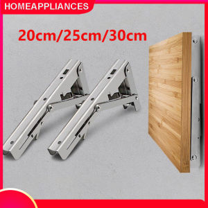 Bộ 2 bản lề gập thông minh chữ chất liệu inox và thép - Giá đỡke đỡ gập chịu lực 80kg