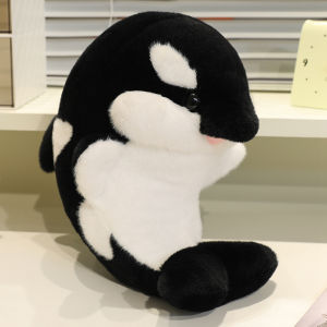 35/50cm Kawaii Killer Whale Plush Toys Stuffed Orcinus Orca Fish Doll Cute Shark Cartoon Soft Sleep Pillow Kids Girls Baby Gift2026