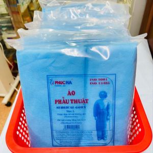 Áo Phẫu Thuật Tiệt Trùng Dùng 1 Lần Phúc Hà Số 1+ Số 2