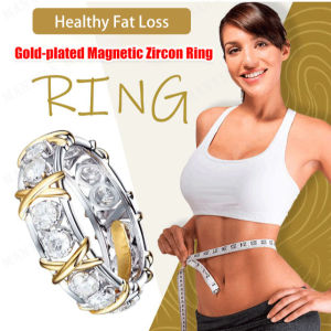 Dazzling Gold Plated Ring with Zircon Stone Inlay-Fashionable Hand Bling