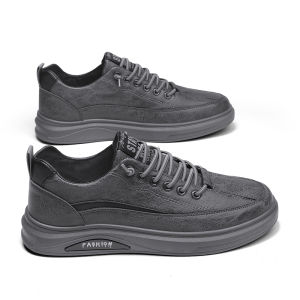 Shoes for men 2023 breathable and waterproof casual leather shoes trend loafer shoes chef shoes black shoes