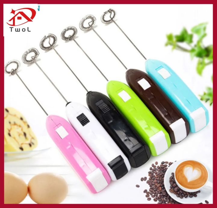 TwoL Hand Blender Stick for Coffee Electric Handheld Mixer Egg Beater