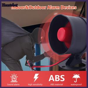 [Heartsbat] WiFi Siren Alarm System Wireless Loud Sound Alert Siren Kit Smart Life Siren Compatible For Home Security