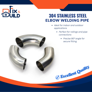 Elbow Round Tube 304 Stainless Steel Tubular Railings Pipe Fitting Elbow Welding Pipe