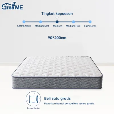 Luxanta Kasur Springbed tebal 20/26CM 90/180CM IN THE BOX spons busa spring bed empuk matras