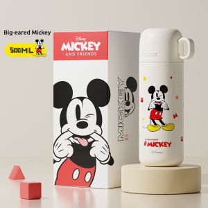 Bình giữ nhiệt dễ thương gấu dâu Pipjoycốc giữ nhiệt có ống hút 500mlly nước giữ nhiệt inox 316bình đá giữ nhiệt