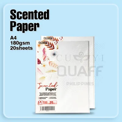 (20sheets/pack) QUAFF Scented Paper 180Gsm A4 White