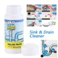 Top Seller SINK AND DRAINER POWDER CLEANER | Instant Action, Drain Cleaner Powder to Clear Clogged Drains, Sinks, Tubs and others | Powerful Sink & Drain Cleaner High Efficiency Clog Remover | Pipe Block Remover | Dissolves Grease, Hair Oils, Soap Scum.. 