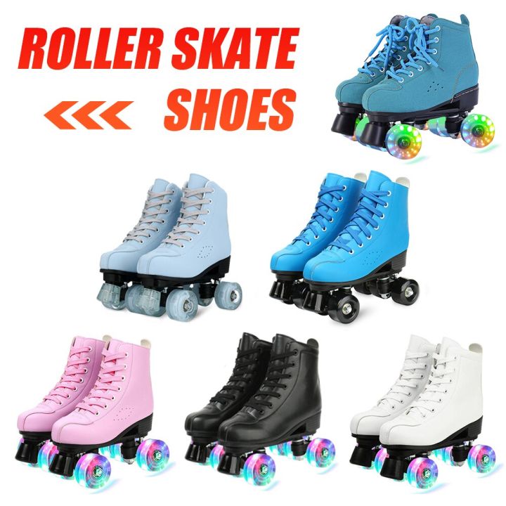 2022 Roller Skates Skating Shoes Sliding Quad Sneakers