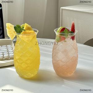[COD] ZHONGYI0 480ml dứa hình ly cocktail sáng tạo uống cốc trong suốt nước Thủy Tinh Rượu vang đỏ ly thủy tinh cho nhà bar bên
