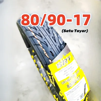 TIRES TAYAR GRT 668 TUBELESS COMBO SET 70/90-17 80/90-17