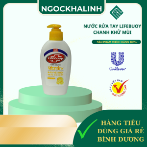 Nước rửa tay lifebuoy chanh khử mùi 180G