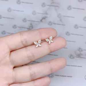 Anting Titanium Anti Karat Anting Tusuk Permata Kupu - Kupu Xuping Lapis Emas 78