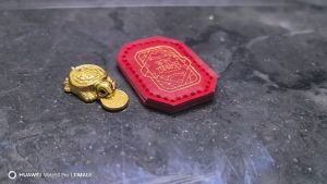 Lucky Money Turtle Feng Shui Decoration Golden Tortoise Ornament for Wallet Desk Brings Fortune
