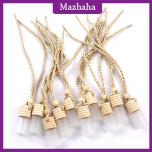 Mazhaha 10pcs 5ml Car Perfume Bottle for Essential Oils Air Freshener Perfume Pendant