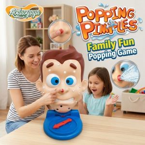 Allieuka Popping Pimple Fidget Toy Squeeze Stress Relief Reusable Durable Silicone Sensory Family Gift Kids