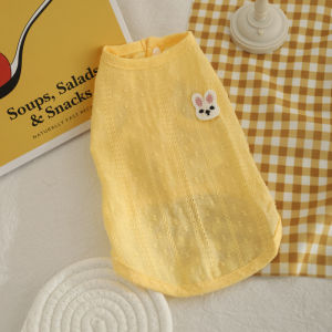 Dog Summer Clothes Dog Clothes Anti-Linting Pure Cotton Thin Anti-shedding Outdoor XS-XL
