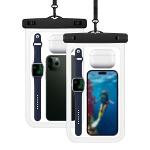 BLACKON Large Capacity Mobile Phone Bag Waterproof Touchable Screen Phone Protector Pouch Watch Earphone Case Universal Underwater Dry Bag Water Splashing Festival