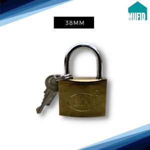 Gembok Kuning Kuat Anti Karat / Anti Maling Murah 20MM 25MM 32MM 38MM 50MM 63MM