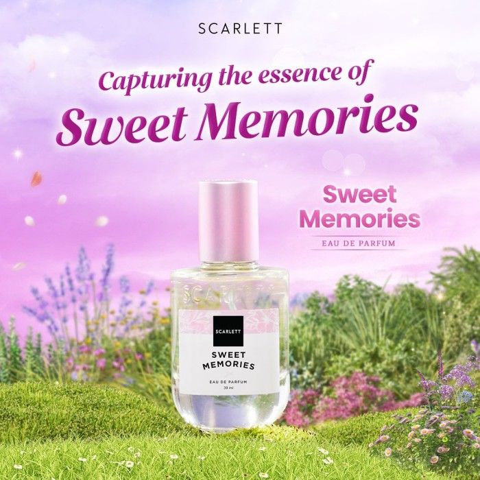Scarlett Eau De Parfum Sweet Memories 30ml Lazada Indonesia