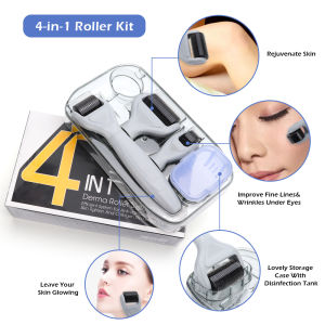 DRS 4/5/6in1 Derma Roller 0.25 0.3 mm Micro Derma brasion Facial Roller Micro Kit for Skin Care Rejuvenation Massager