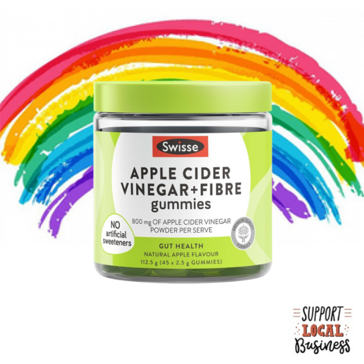 [Crazy Sale] (Exp 08/24) Swisse Apple Cider Vinegar + Fibre 45 Gummies Lazada Singapore