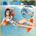 Floating Water Hammock Float Lounger Floating Toys Inflatable Floating Bed Swimming Pool  Floating Leisure Bed. 