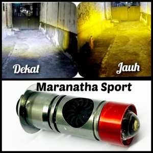 PROMO LAMPU UTAMA LED H6 LASER KIPAS PENDINGIN 2 MODE HI LOW | LAMPU DEPAN H6 AC DC