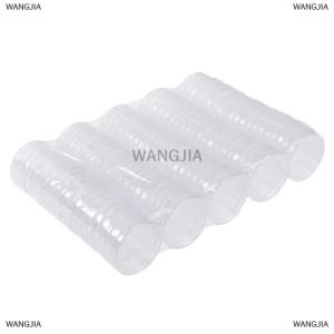 [COD] WANGJIA 100Pcs 27mm Holder Capsule Storage Case Display Box Round Display Cases