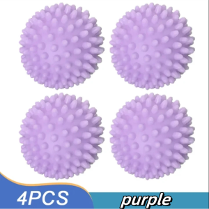 4 cái PVC bóng sấy tái sử dụng bóng giặt máy giặt bóng làm mềm vải khi sấy cho nhà quần áo dụng cụ vệ sinh accessrices