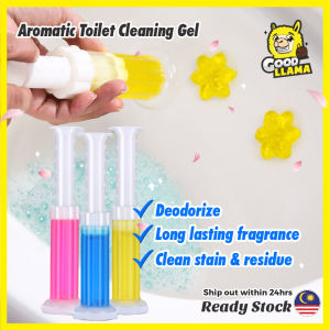 GOOD LLAMA Aromatic Toilet Cleaning Gel Flower Fragrance Remove Odor Flush Bathroom Deodorant Penwangi Tandas