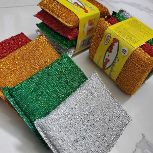 Combo 4 Miếng Bọt Biển Rửa Chén Bát Kim Tuyến Miếng Cước Xốp Chùi Rửa Chén Chùi Nồi Chống Xước Tạo Bọt