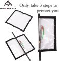 Fishing Lure Wraps 12PCS Clear See-Through PVC Fishing Lure Covers Protect Children Pets and Fishermen Safe from Sharp Hook Transparent Lures Fishing Bait Hook Storage 6L+6M. 