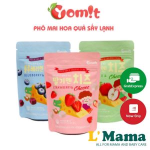 Phô Mai Hoa Quả Sấy Lạnh YOMIT Hàn Quốc Cho Bé Từ 6m Túi Zip 16g
