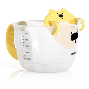 Measuring Cup 1000 ML Plastic Splash Proof Mixing Cup with Filter Screen Measuring Pitcher Dishwasher Safe Cooking and Baking Tool