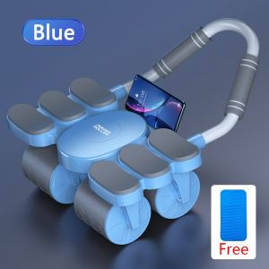 SG 4-wheel abdominal fitness wheel automatic rebound belly reduction and abdominal muscle fitness equipment home exercis
