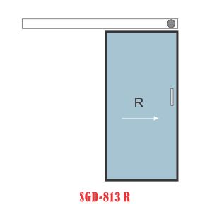 SGD 813 Semi Auto Sliding Door With Soft closer  Automatically Door Closer for door size max. 50 inch