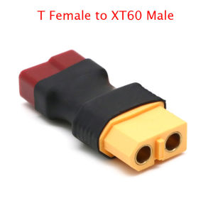 1pcs T Male Plug to XT60 Male / T Female Plug to XT60 Female Adapter For RC Helicopter LiPo Battery Plug Connector model