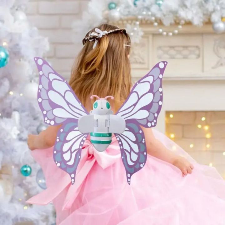 ANIMEN With Lights Moving Fairy Butterfly Wings Adjustable Strap DIY ...