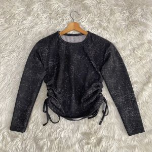Labubu Belinda Serut / BLOUSE SERUT WANITA / BLOUSE CROP RIB KNIT MODEL SERUT SAMPING LENGAN PANJANG DAILY OUTFIT / VALEN TOP BLOUSE / Vierra / Belinda top / Naomi