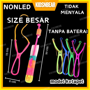 Mainan anak | Ketapel | Ketapel burung | KETAPEL TERBANG Baling Lampu LED Mainan Flash Light Lempar Besar Nyala | 164-Ketapel terbang baling lampu
