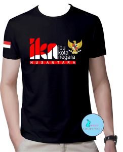 Kaos Distro IKN Nusantara Motif Garuda Nyaman dan Stylish